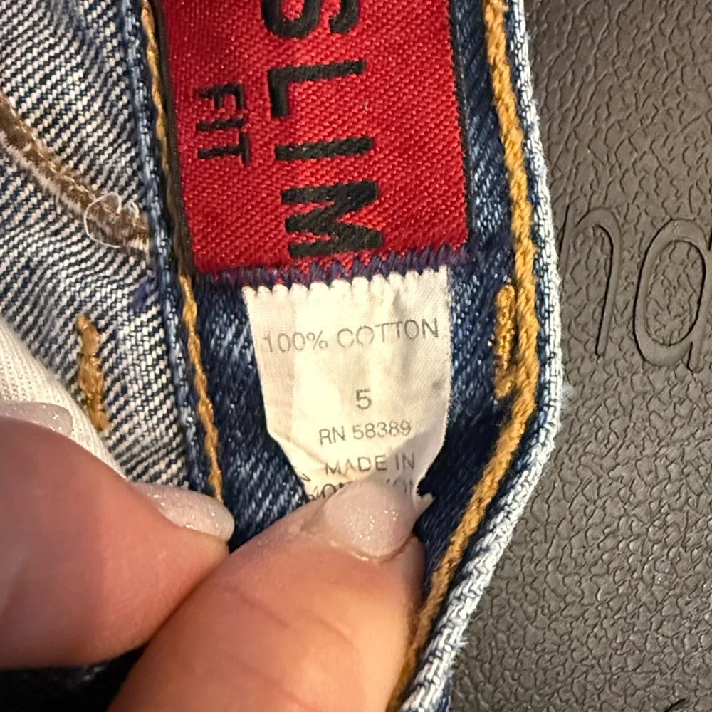 VINTAGE LAWMAN WOMENS JEANS WITH FAUX LEATHER DETAIL - Picture 10 of 14